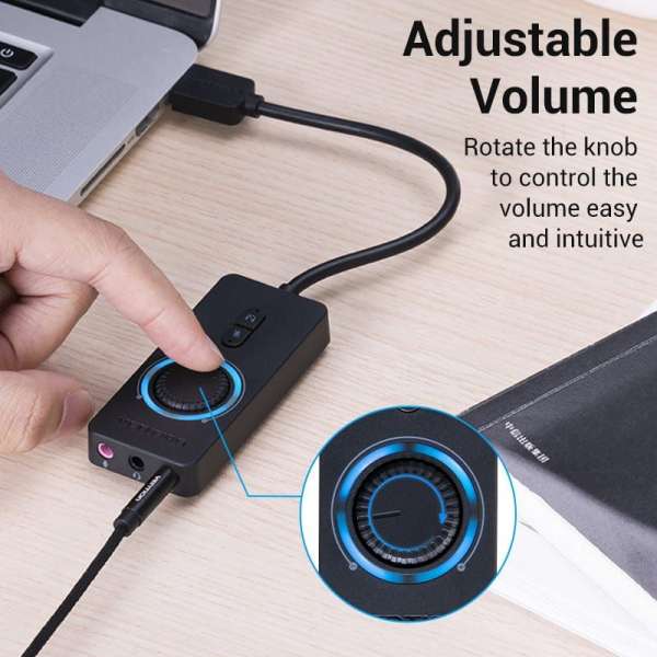 Vention CDRBF USB2.0 Hangkártya
