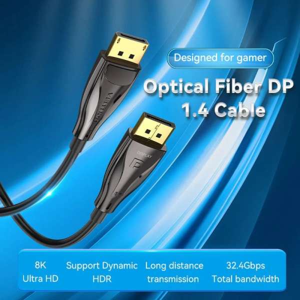 Vention Displayport/M to Displayport/M cable 1,5m Black