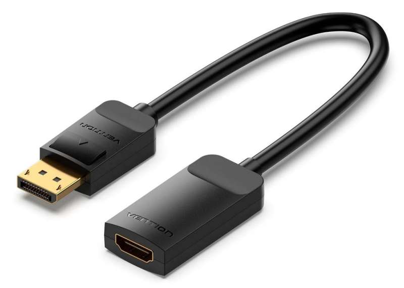 Vention DisplayPort to HDMI Adapter Black