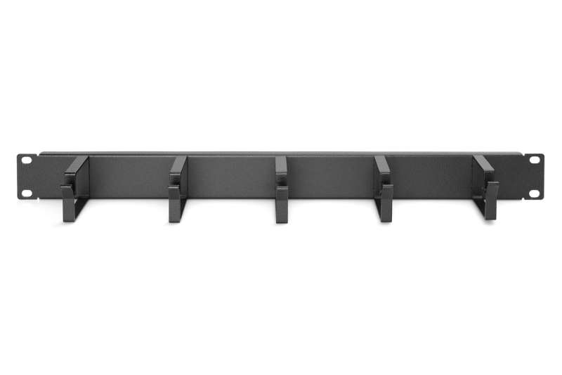 Digitus DN-97602 Cable routing panel with cable routing brackets for 483 mm (19") cabinets 1U Black