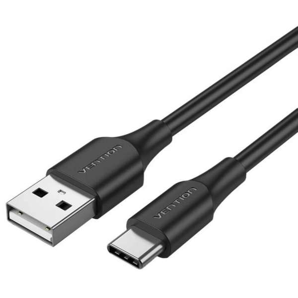 Vention USB-A 2.0/M to USB-C/M cable 0,5m Black
