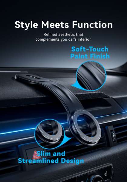 Vention Magnetic Car Phone Mount Black