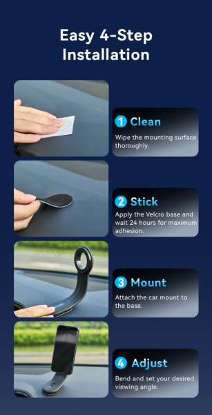 Vention Magnetic Car Phone Mount Black