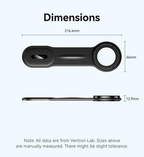 Vention Magnetic Car Phone Mount Black
