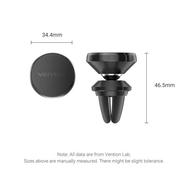 Vention Magnetic Car Phone Mount Black