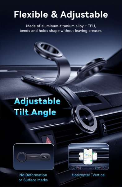 Vention Magnetic Car Phone Mount Black