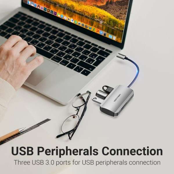 Vention TNHHB USB3.0 Card Reader Silver