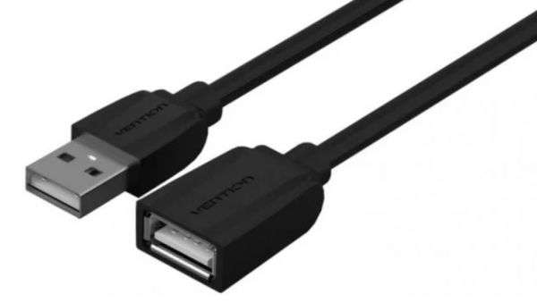 Vention USB 2.0 A Male to A Female Extension Cable 0,5m Black