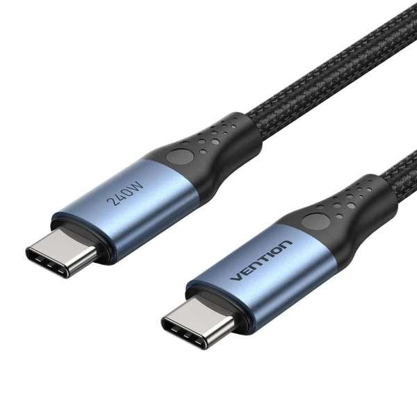 Vention USB 2.0 C Male to C Male 240W Cable 1,5m Black