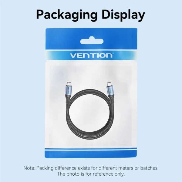 Vention USB 2.0 C Male to C Male 240W Cable 1,5m Black