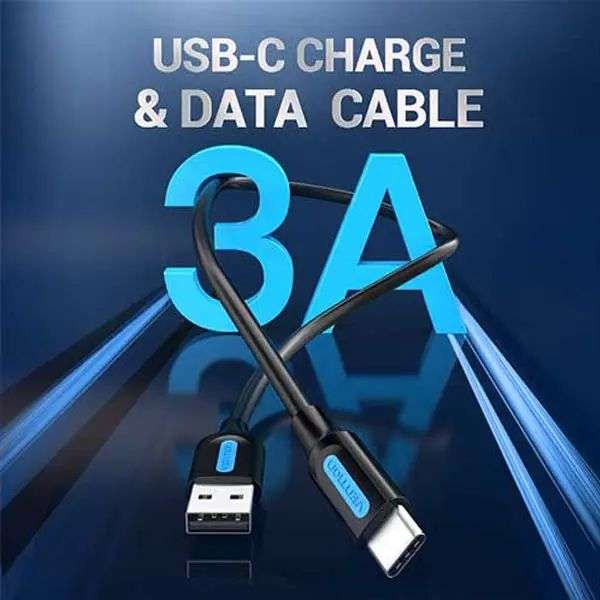 Vention USB 2.0 USB-A to USB-C cable 1,5m Black