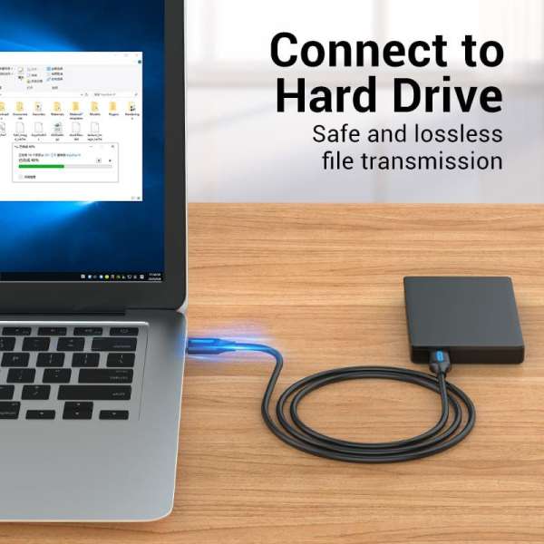 Vention USB 3.0 A Male to A Male Cable 0,5m Black