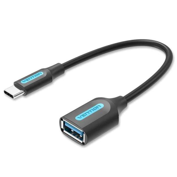 Vention USB 3.1(Gen 1) C Male to A Female OTG Cable 0,15m Black