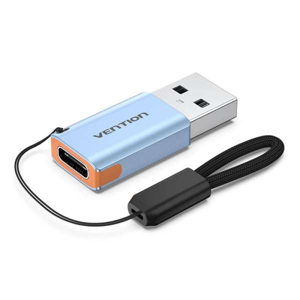 Vention USB 3.1 Type-A Male to USB-C Female Adapter Blue