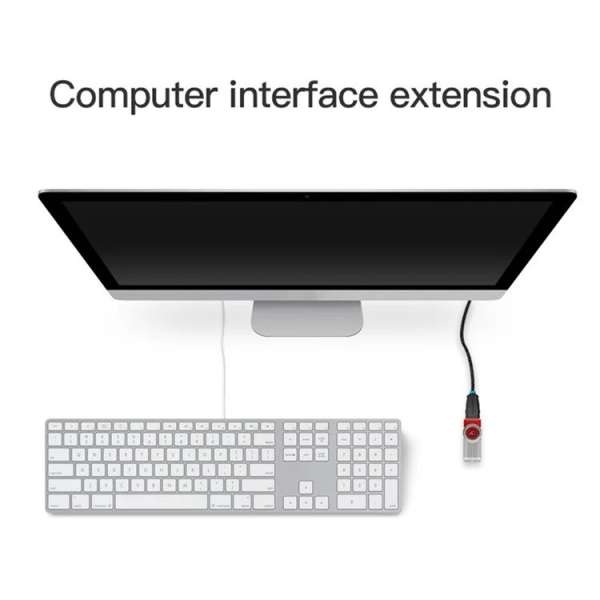Vention USB-A 2.0/M to USB-A 2.0/F cable 1m Black
