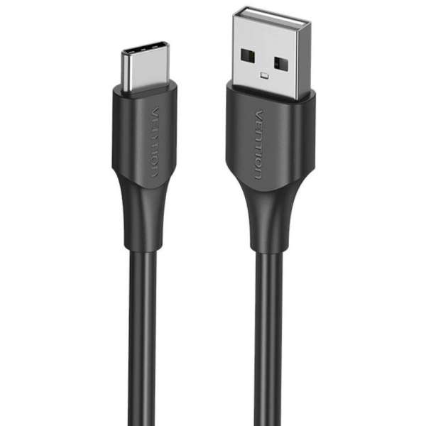 Vention USB-A 2.0/M to USB-C/M cable 2m Black