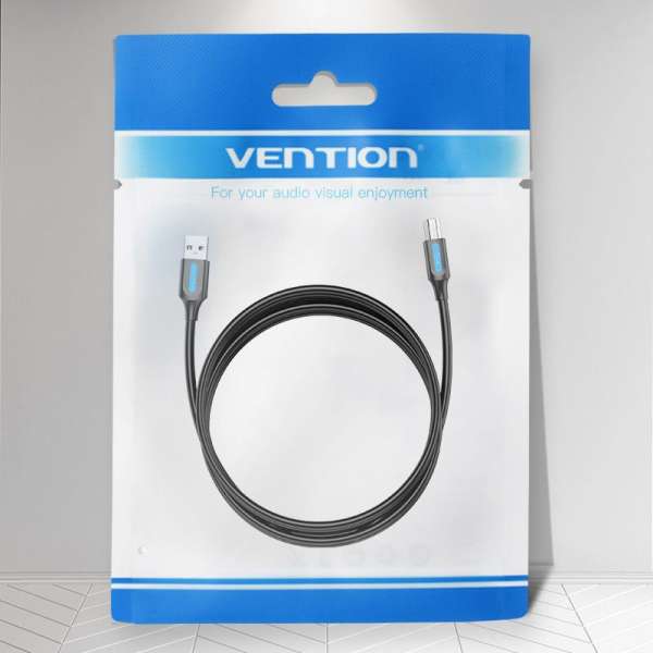 Vention USB-A to USB-B 0,5m Cable Black
