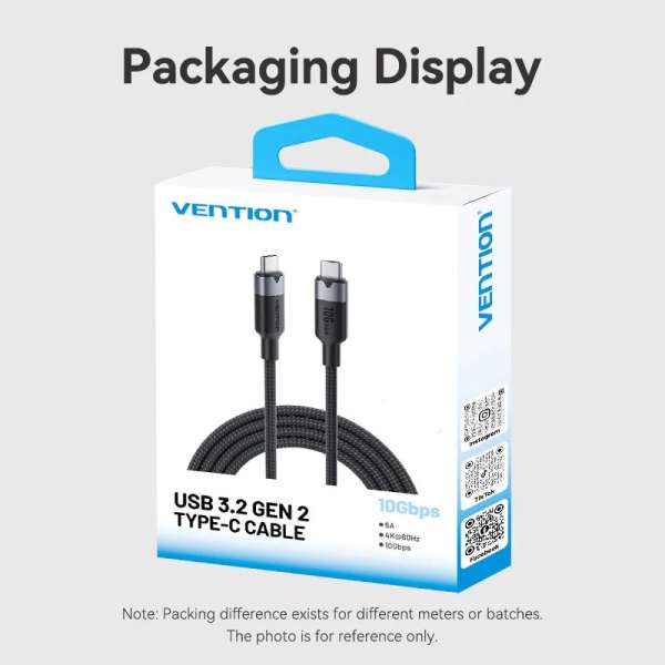 Vention USB-C 3.2/M cable 1m White