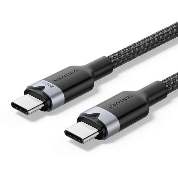 Vention USB-C to C 2.0 5A 240W cable 2m Black