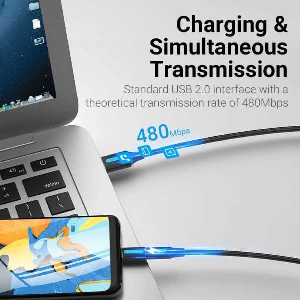 Vention USB-C to microUSB Adapter Black