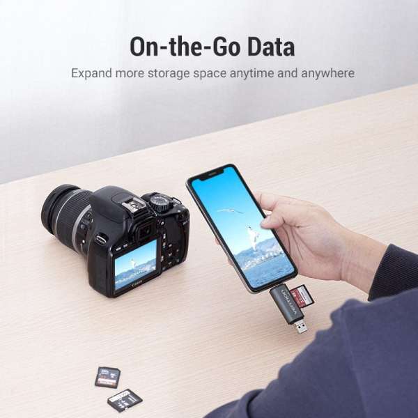 Vention USB3.0 Multi-function Card Reader Grey