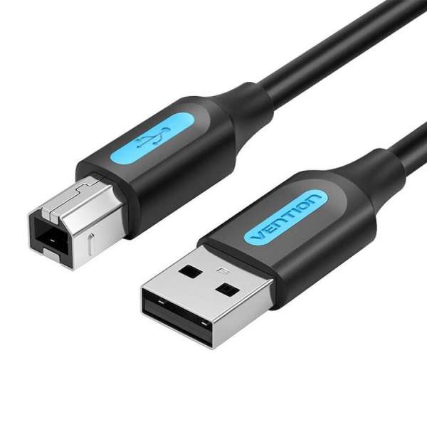Vention USB 2.0 A Male to B Male Cable 1m Black