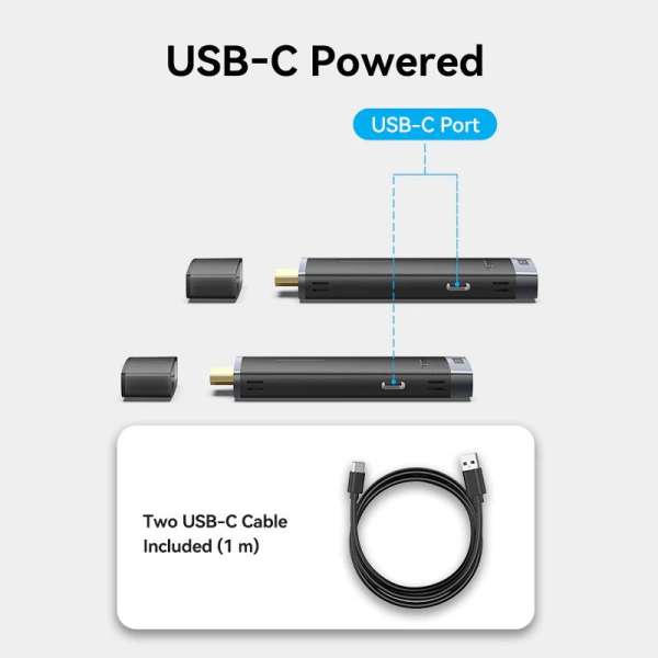 Vention Wireless HDMI Transmitter and Receiver 5GHz, 40m Black