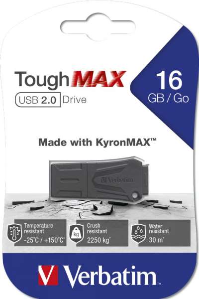 Verbatim 16GB ToughMax Black