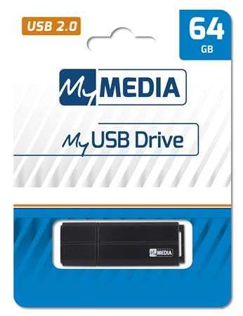 MyMedia 64GB MyUSB Drive USB2.0 Black