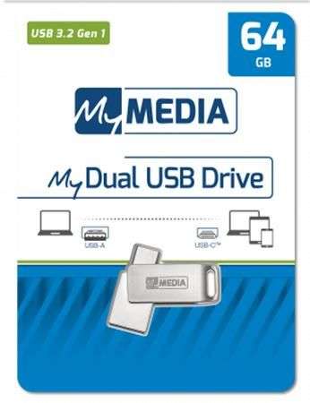 MyMedia 64GB MyDual USB3.2 Silver