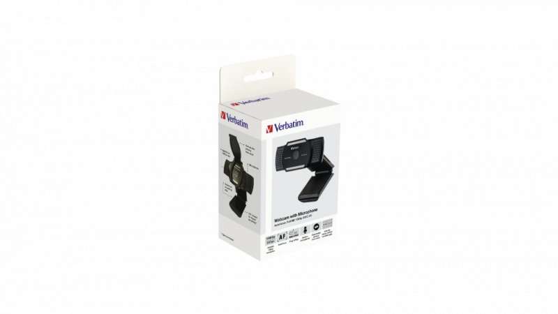 Verbatim AWC-01 Webkamera Black
