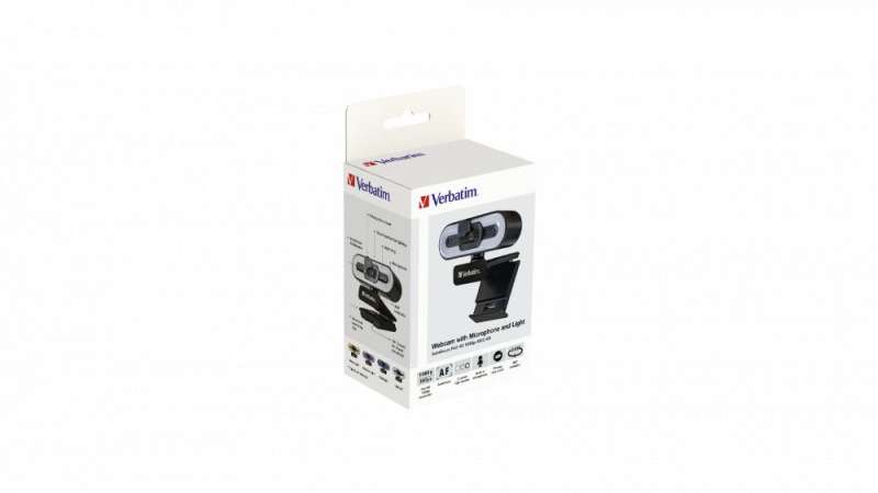 Verbatim AWC-02 Webkamera Black