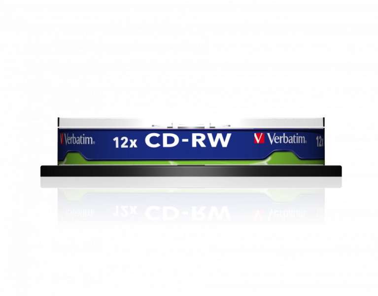 Verbatim CD-RW 80 8-12x 10db/henger (10-ös címke)