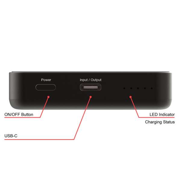 Verbatim Charge "n" Go Essentials 10000mAh PowerBank Black