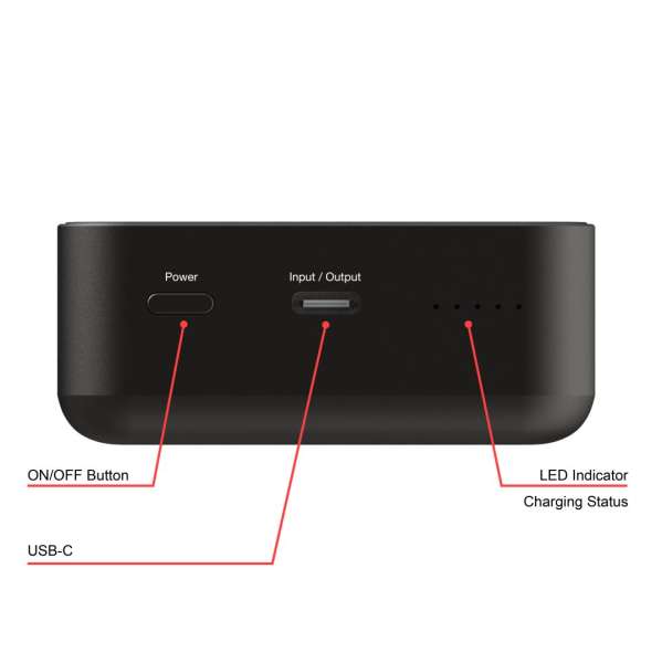 Verbatim Charge "n" Go Essentials 20000mAh PowerBank Black