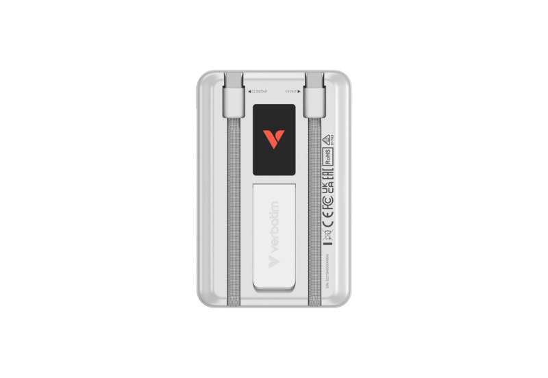Verbatim Charge ''n'' Go Two Cable 10000mAh PowerBank Silver