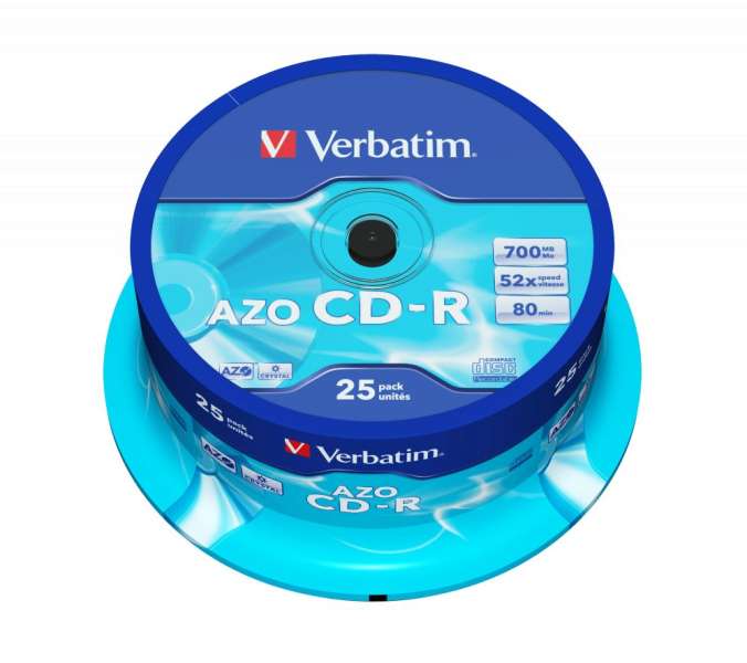Verbatim DataLife Plus CD-R 80 52x 25db/henger (25-es címke)