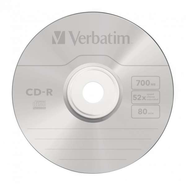 Verbatim DataLife Plus CD-R 80 52x 25db/henger (25-es címke)
