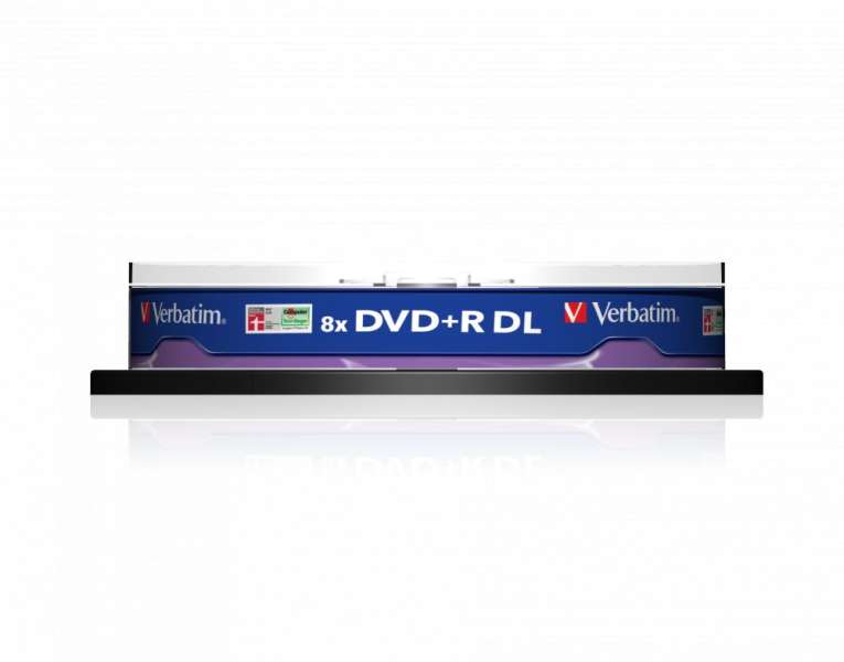Verbatim DVD+R 8,5Gb 8x Hengeres 10db/csomag (10-es címke)