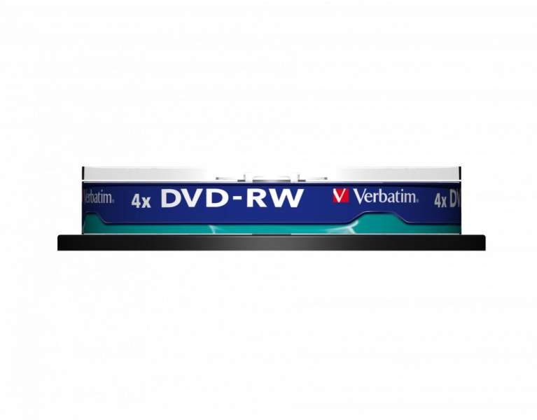 Verbatim DVD-RW 4,7Gb 4x Hengeres 10db/csomag (10-es címke)