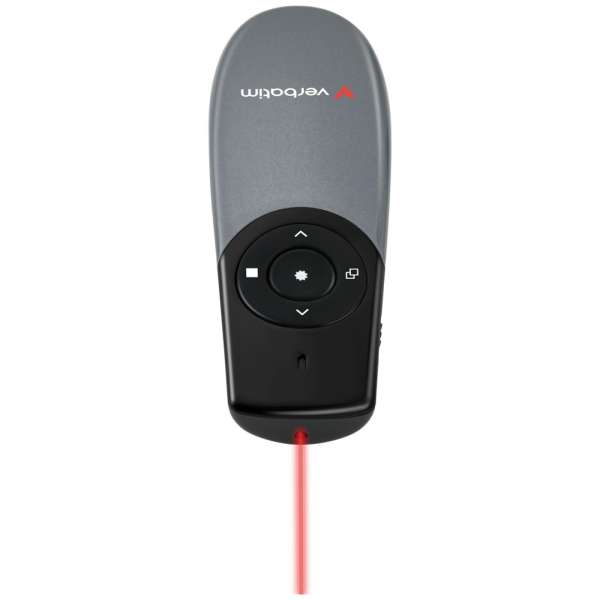 Verbatim Focus Wireless Presenter with Red Laser Pointer