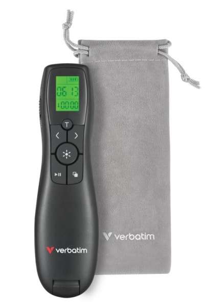 Verbatim Keynote Wireless Presenter with LCD display