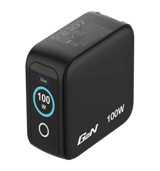 Verbatim Mini GaN Charger with Display 100W 3-Port Black
