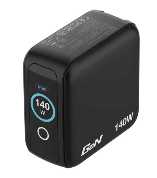 Verbatim Mini GaN Charger with Display 140W 4-Port Black
