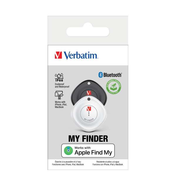 Verbatim My Finder Bluetooth Tracker (2 Pack) Black/White
