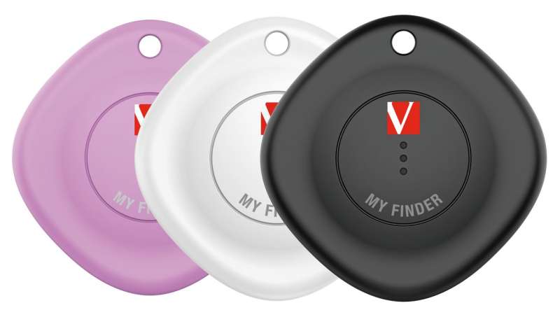 Verbatim My Finder Bluetooth Tracker (3 Pack) Black/White/Pink