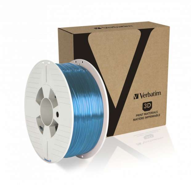 Verbatim PET-G Filament 1,75mm 1kg Blue Transparent