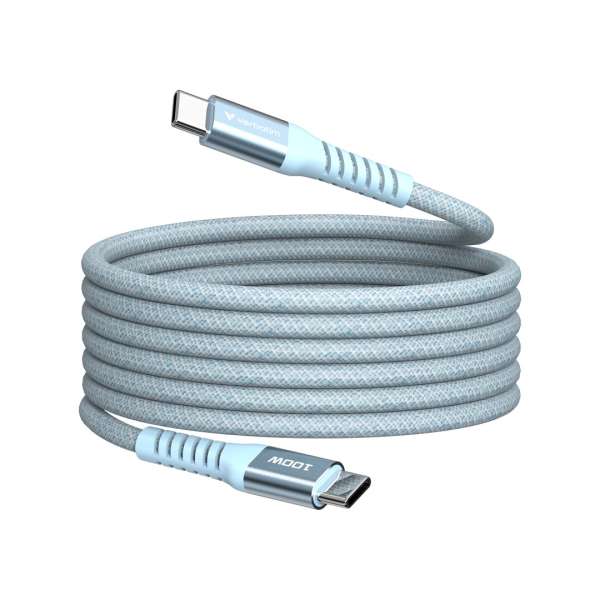 Verbatim Sync&Charge USB-C/USB-C 100W Magnetic cable 1,2m Blue