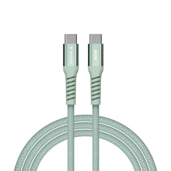 Verbatim Sync&Charge USB-C/USB-C 60W Magnetic cable 1,2m Green