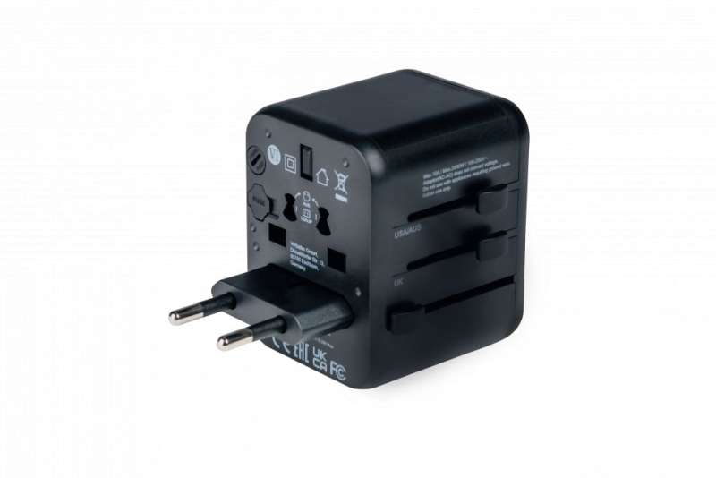 Verbatim Universal Travel Adapter UTA-01 Plug with 2 x USB-A ports
